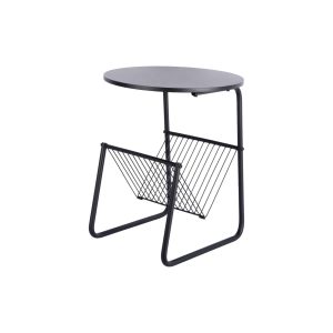 Leitmotiv bijzettafel Riqueza Revista – zwart – Ø40cm Leitmotiv bijzettafel Riqueza Revista – zwart – Ø40cm