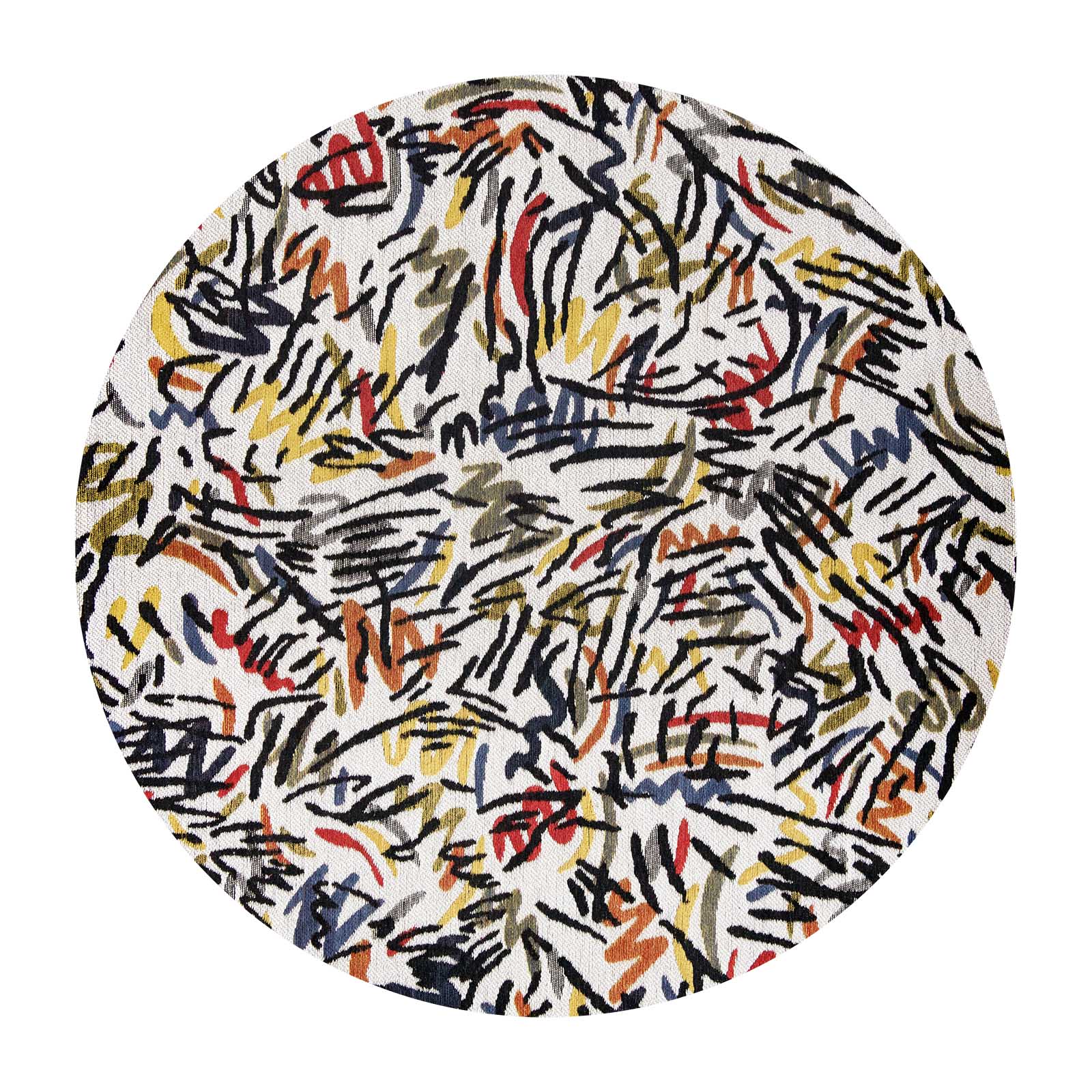 Louis De Poortere vloerkleed Street Graph - multicolor - 240x240cm