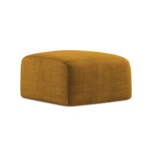 LaMiaSofa Poef Savona – textuurstof – mosterd – 65x65x40 LaMiaSofa Poef Savona – textuurstof – mosterd – 65x65x40