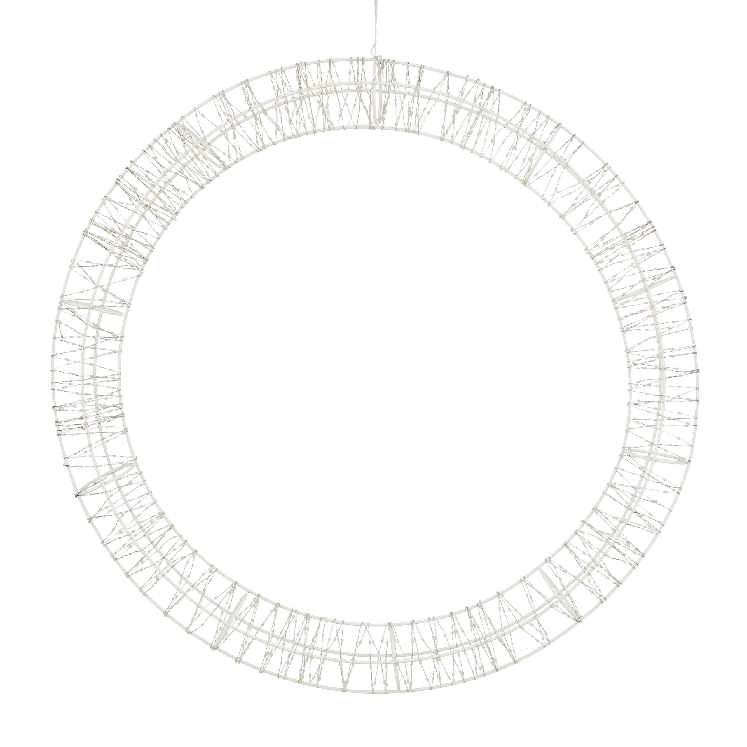 Luca Lighting Kerstverlichting Cirkel met Warm Witte LED Lampjes - Ø56