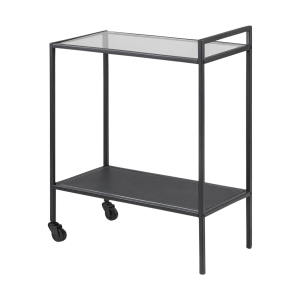 Lisomme Vic houten keuken trolley zwart – 60 x 75 cm Lisomme Vic houten keuken trolley zwart – 60 x 75 cm