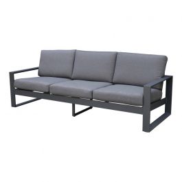 3-Zitsbank Quatar Loungeset – Grijs