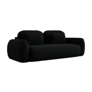 LaMiaSofa 3-zits slaapbank Ferretti – bouclé – zwart – 266x121x95 LaMiaSofa 3-zits slaapbank Ferretti – bouclé – zwart – 266x121x95