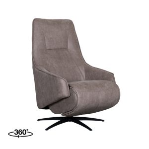 LABEL51 Fauteuil Odense Elektrisch – Taupe – Draaibaar LABEL51 Fauteuil Odense Elektrisch – Taupe – Draaibaar