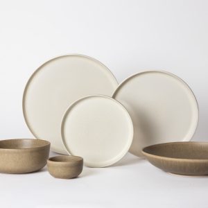 Mimo Homeware serviesset Dreamy Ivory & On The Rocks – 6-delig – 2 per Mimo Homeware serviesset Dreamy Ivory & On The Rocks – 6-delig – 2 per