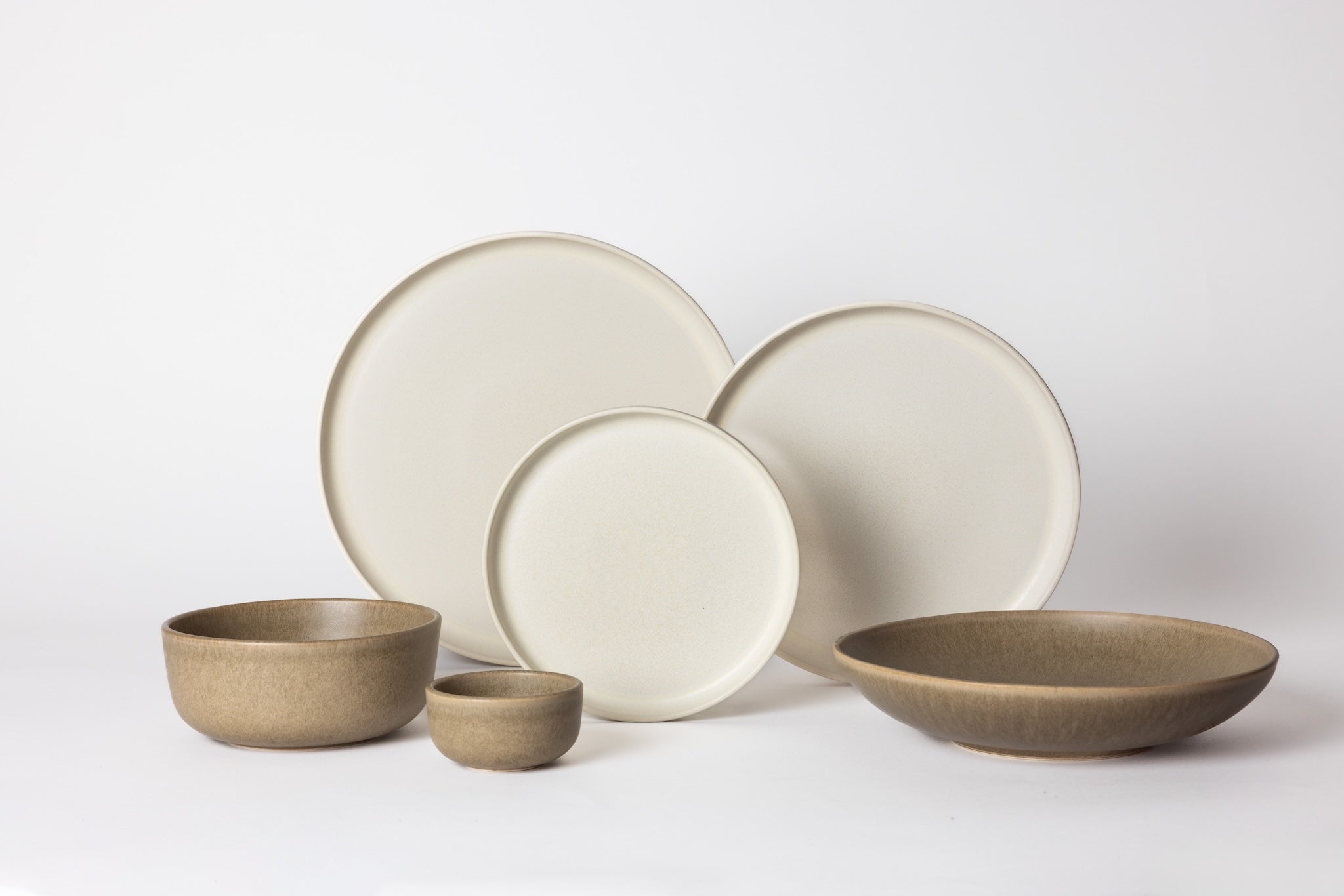 Mimo Homeware serviesset Dreamy Ivory & On The Rocks - 6-delig - 2 per