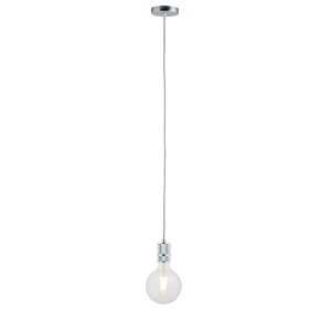 Lighto | Pendel Chroom | Inclusief Lichtbron Helder | Classic | 1.5m S Lighto | Pendel Chroom | Inclusief Lichtbron Helder | Classic | 1.5m S