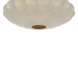 Light & Living plafonnière FAY – Ø50x22cm – bruin Light & Living plafonnière FAY – Ø50x22cm – bruin