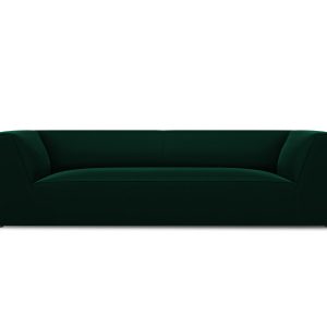 Micadoni Bank Ruby 3-zits, flueel, flessengroen – 93x232x69cm Micadoni Bank Ruby 3-zits, flueel, flessengroen – 93x232x69cm