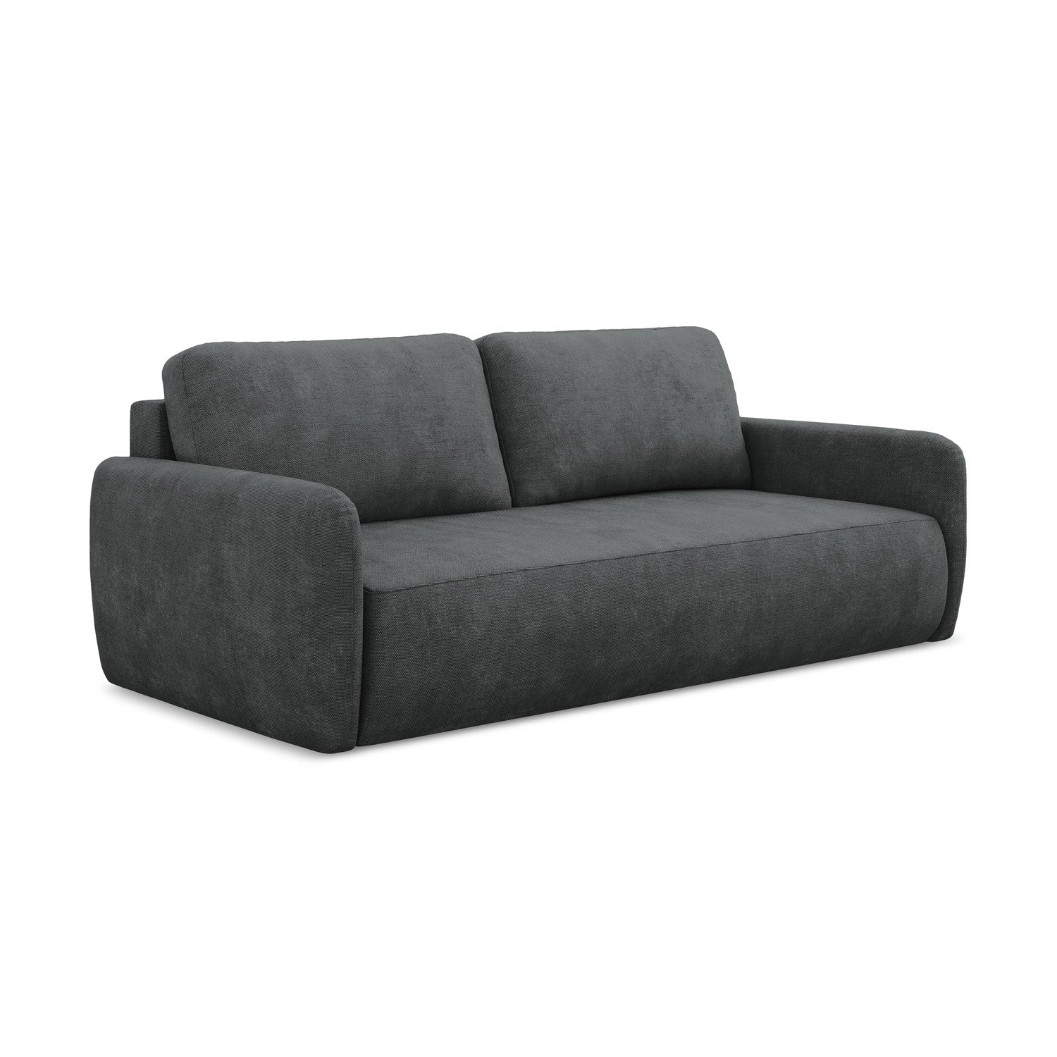 LaMiaSofa 3-zits slaapbank Corle - chenille stof - donkergrijs - 218x1