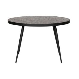 WOOOD Vic Eettafel Rond Hout/Metaal Naturel – Ø120 cm