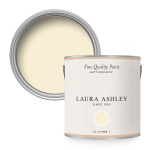 Laura Ashley Muurverf Mat Primrose White 2,5 liter Laura Ashley Muurverf Mat Primrose White 2,5 liter