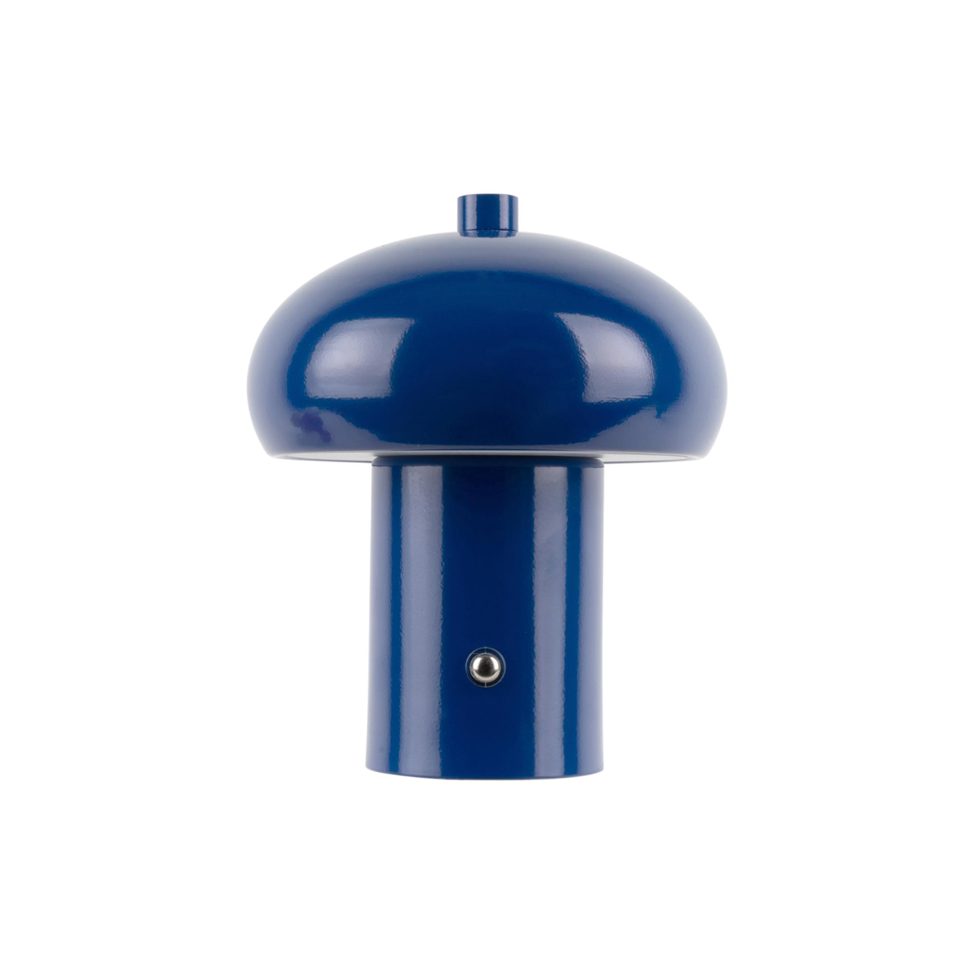 Leitmotiv tafellamp Retro Seta LED - blauw - 12.5x12.5x15cm - Paddenst