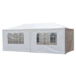 Budget partytent 3×6 met zijwanden – wit