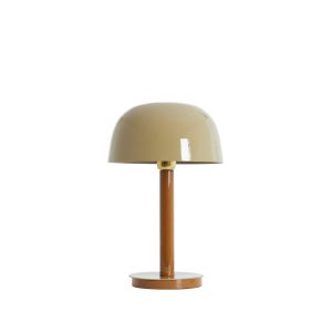 Light & Living tafellamp Marivet – bruin – Ø25cm Light & Living tafellamp Marivet – bruin – Ø25cm