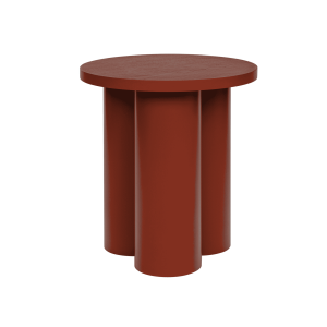 noo.ma Oly Stool – ronde multifunctionele kruk/zijtafel, Auburn Red noo.ma Oly Stool – ronde multifunctionele kruk/zijtafel, Auburn Red