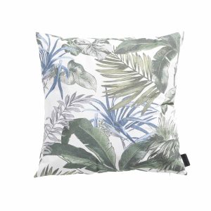 Madison Sierkussen Outdoor bliss blue 45x45cm met paspel Madison Sierkussen Outdoor bliss blue 45x45cm met paspel