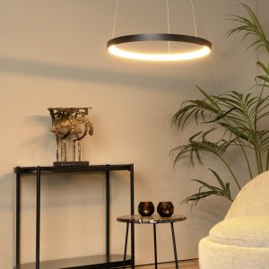 Lucide hanglamp VIDAL – Geïntegreerde LED – Zwart Lucide hanglamp VIDAL – Geïntegreerde LED – Zwart