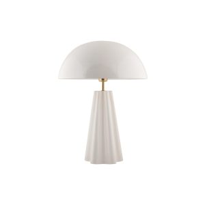 Leitmotiv tafellamp Amplio XL – wit – 30x30x56cm – Paddenstoellamp Leitmotiv tafellamp Amplio XL – wit – 30x30x56cm – Paddenstoellamp