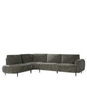 LABEL51 Hoekbank Milano Links – Donkergroen Stof – 300x232x72cm LABEL51 Hoekbank Milano Links – Donkergroen Stof – 300x232x72cm