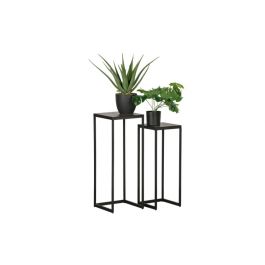 WOOOD Vic Plantentafels Naturel – Set van 2