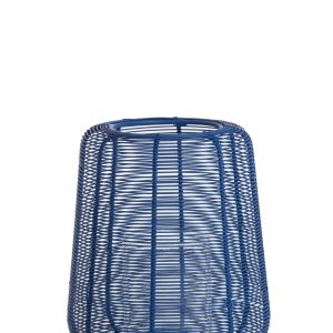 Light & Living windlicht ADETA – Ø18x21cm – blauw
