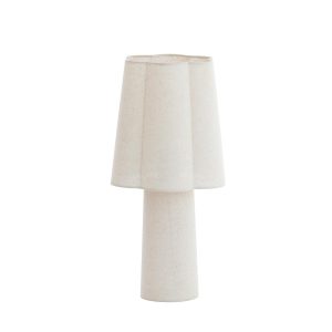 Light & Living tafellamp Musaby – wit – Ø25cm Light & Living tafellamp Musaby – wit – Ø25cm