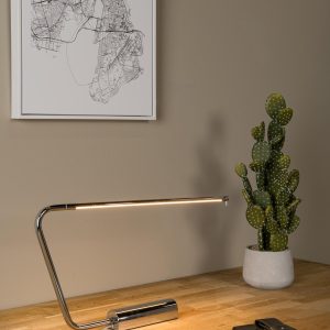 Lucide bureaulamp MADISON – Geïntegreerde LED – Chroom Lucide bureaulamp MADISON – Geïntegreerde LED – Chroom