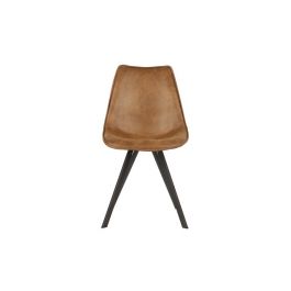 WOOOD Swen Eetkamerstoel Cognac – Set van 2
