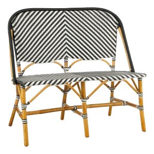 Mica Decorations Mandox Bank voor Buiten – L98 x B60 x H93 cm – Rotan Mica Decorations Mandox Bank voor Buiten – L98 x B60 x H93 cm – Rotan