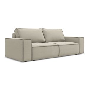 LaMiaSofa 3-zits slaapbank Livorno – velours – parel – 255x105x85 LaMiaSofa 3-zits slaapbank Livorno – velours – parel – 255x105x85