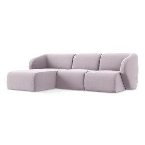LaMiaSofa hoekbank links Cervo – velours – lavendel – 248x166x79 LaMiaSofa hoekbank links Cervo – velours – lavendel – 248x166x79