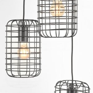 LABEL51 Hanglamp Solido – Zwart Metaal – 32x32x127cm LABEL51 Hanglamp Solido – Zwart Metaal – 32x32x127cm