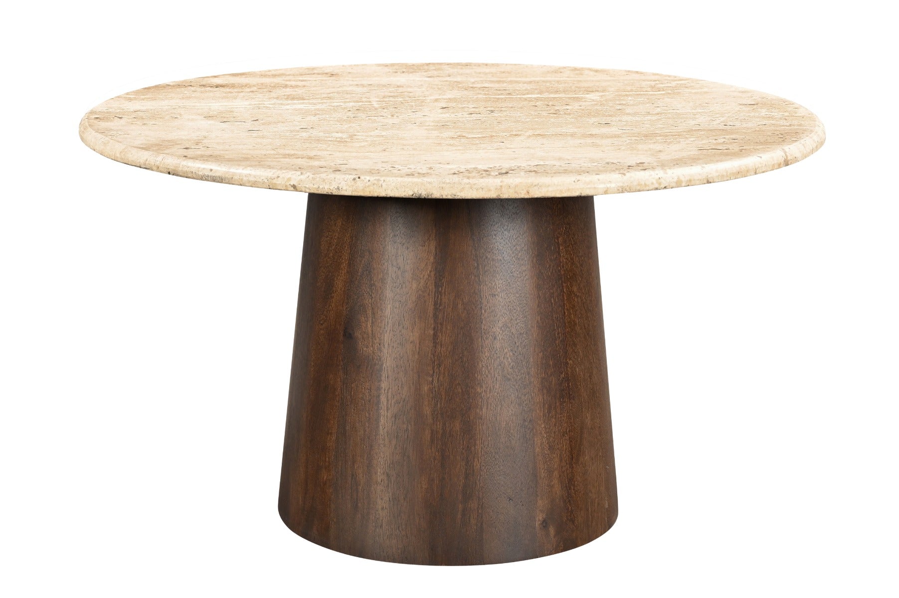 Livingfurn eetkamertafel Valentino Round - 130cm - mangohout