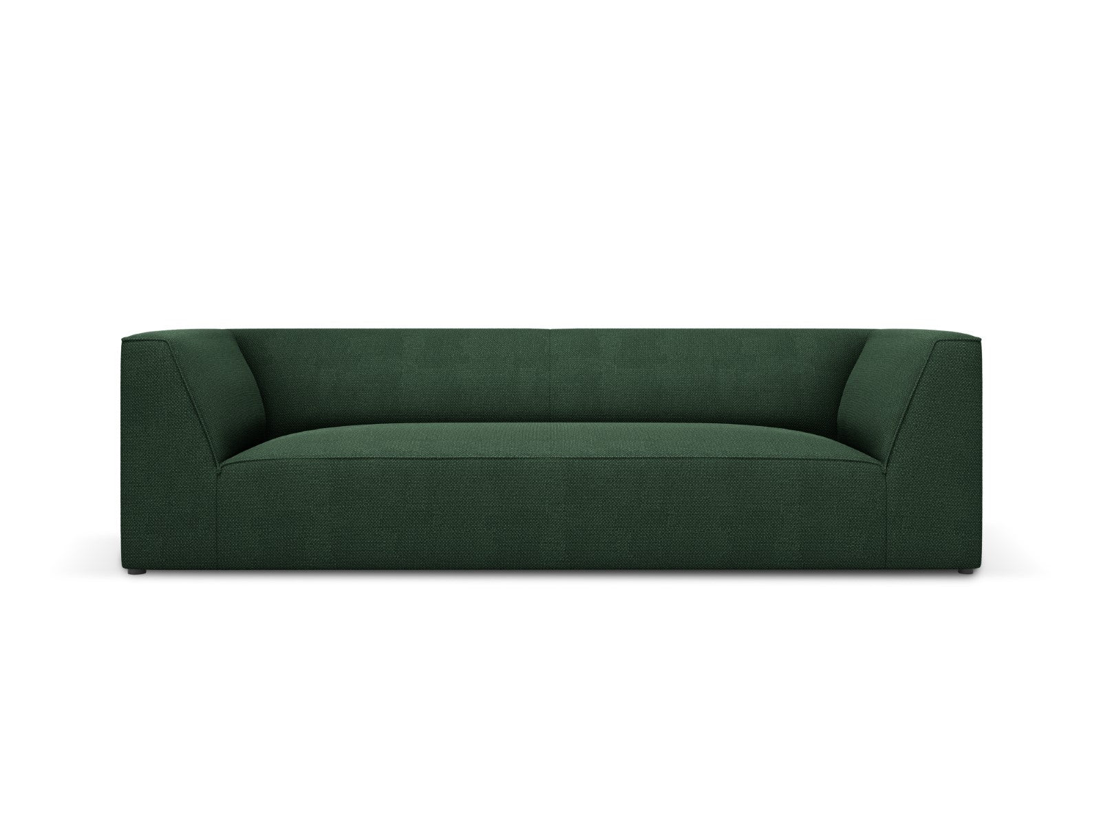 Micadoni Bank Ruby 3-zits, structurele stof, groente - 93x232x69cm