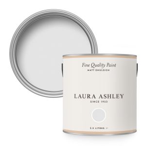 Laura Ashley Muurverf Mat Sugared Grey White 2,5 liter Laura Ashley Muurverf Mat Sugared Grey White 2,5 liter