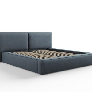 Micadoni Opbergbed met hoofdeinde Jodie 180x200cm, structurele stof, b Micadoni Opbergbed met hoofdeinde Jodie 180x200cm, structurele stof, b