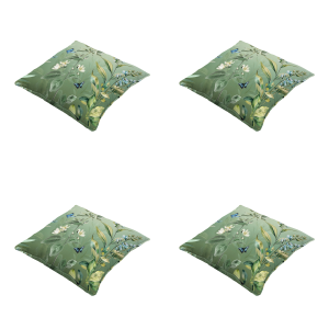 Madison sierkussen Elisa – groen – 50x50x10cm – set van 4 Madison sierkussen Elisa – groen – 50x50x10cm – set van 4