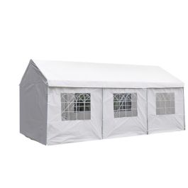 Luxe partytent 3×6 met zijwanden – wit