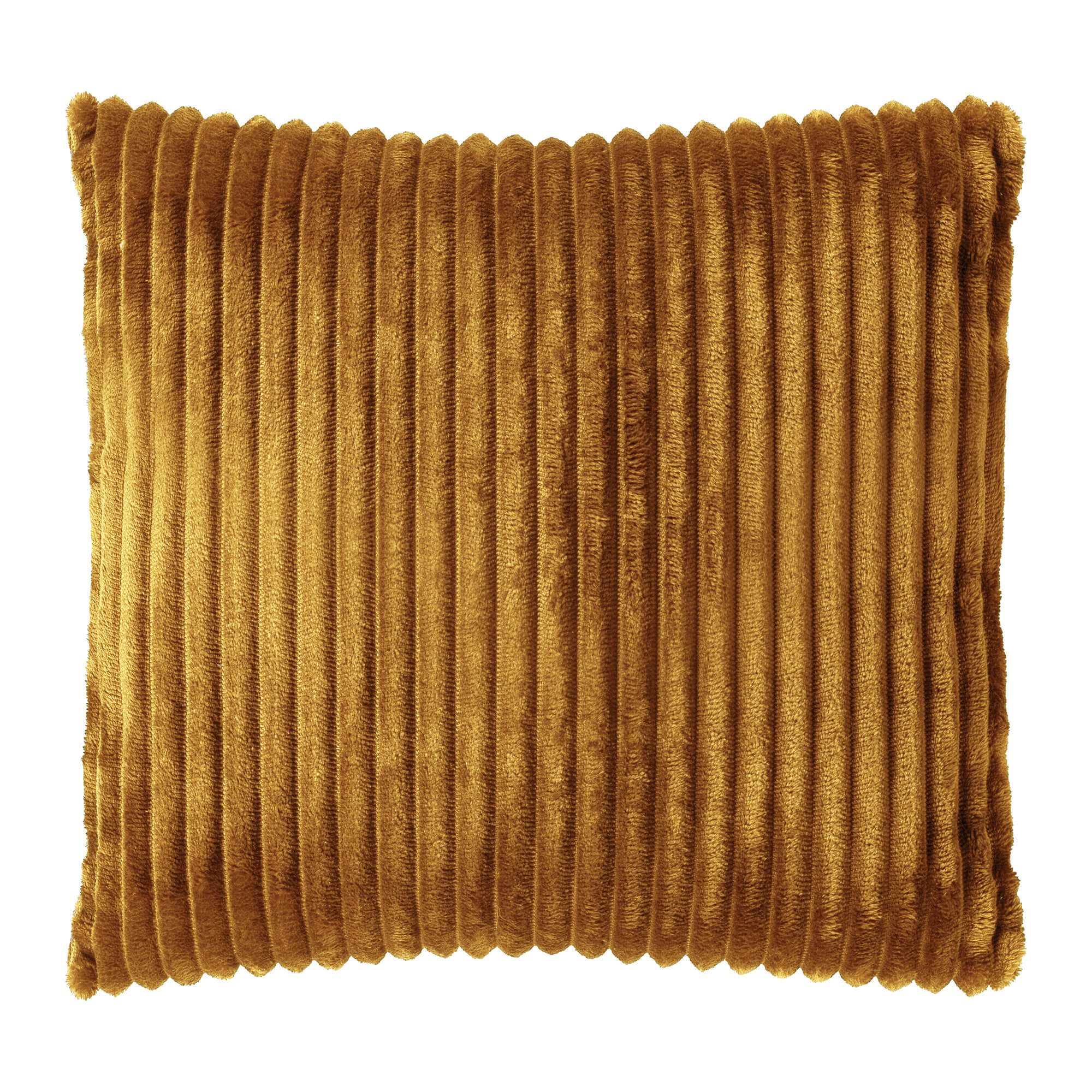 MART - sierkussen 45x45 cm - zacht ribfluweel - gerecycled - Chai Tea