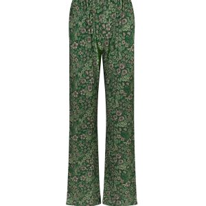 Pip Studio – Blake Pyjama Broek Dames – Daisy Dreams – Groen – L Pip Studio – Blake Pyjama Broek Dames – Daisy Dreams – Groen – L