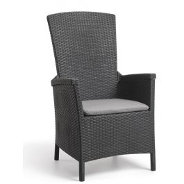 Allibert "Vermont" standenstoel grafiet – 64 x 68 x 107
