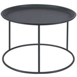 WOOOD Ivar Bijzettafel Large Grijs – Ø56 cm