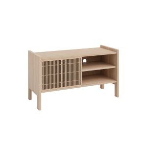 Naan Furniture Kleine TV-meubel Mendia – Massief natuurlijk hout – ong Naan Furniture Kleine TV-meubel Mendia – Massief natuurlijk hout – ong
