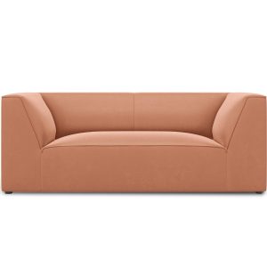 Micadoni Bank Ruby 2-zits, flueel, roze – 93x174x69cm Micadoni Bank Ruby 2-zits, flueel, roze – 93x174x69cm