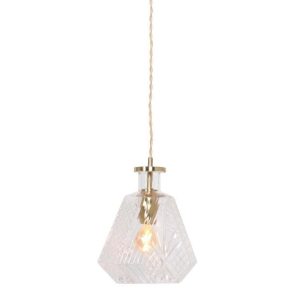Mexlite hanglamp Grazio – 1 lichts – 18x 150 cm – mat-goud Mexlite hanglamp Grazio – 1 lichts – 18x 150 cm – mat-goud