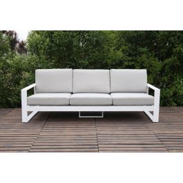3-Zitsbank Quatar Loungeset – Wit