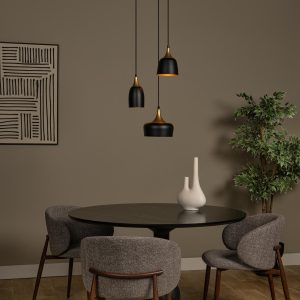 Lucide hanglamp CHAYANNE – 3xE14 – Zwart Lucide hanglamp CHAYANNE – 3xE14 – Zwart