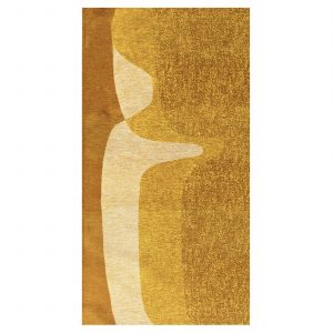 Lola&Moi vloerkleed Curry – geel – 80x150cm