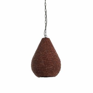 Light & Living hanglamp Kabinda – bruin – Ø31cm Light & Living hanglamp Kabinda – bruin – Ø31cm